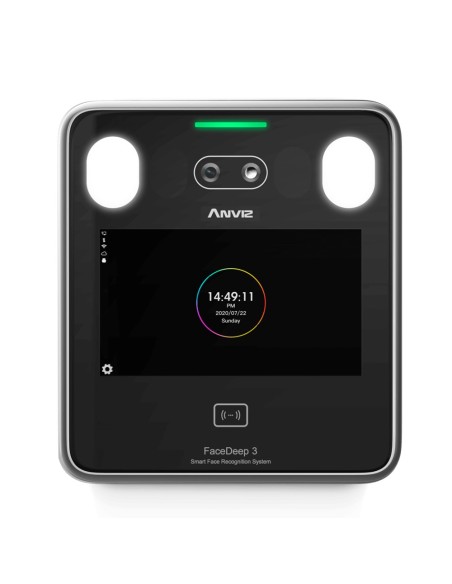 CONTROL DE ACCESO Y PRESENCIA - FACIAL, TARJETA MF Y PIN - 6.000 USUARIOS | 100.000 REGISTROS - TCP/IP, WIFI, BLUETOOTH, USB, RS