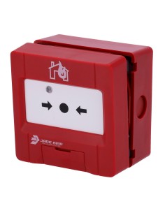 JADE BIRD ANALOG PUSHBUTTON - REARMABLE - VISUAL ACTIVATION INDICATOR - AUXILIARY DRY CONTACT - CERTIFIED EN 54-11