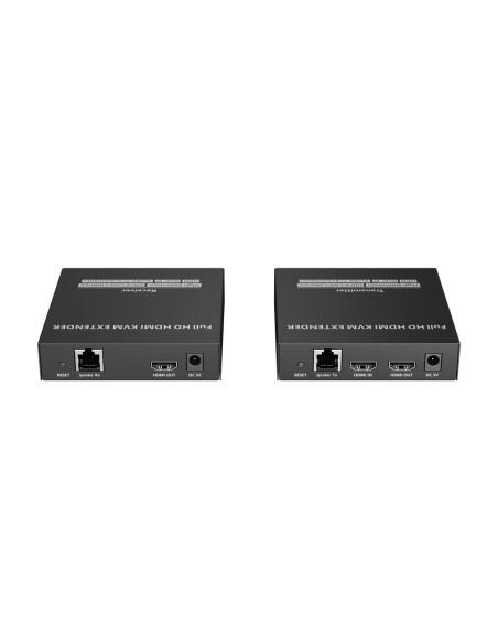 EXTENSOR KVM DE SEÑAL HDMI - ALCANCE 150 M - RESOLUCIÓN FHD - PERMITE CONEXIONES 1:M - HDMI LOOP OUT