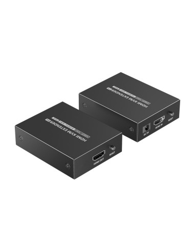 EXTENSOR KVM DE SEÑAL HDMI - ALCANCE 40 M - RESOLUCIÓN 4K - PERMITE CONEXIONES 1:1 - POC - ALIMENTACIÓN POR CABLE