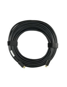 CABLE HDMI - CONECTORES HDMI TIPO A MACHO - AMPLIFICADO Y APANTALLADO - 25 M - COLOR NEGRO - CONECTORES ANTICORROSIÓN