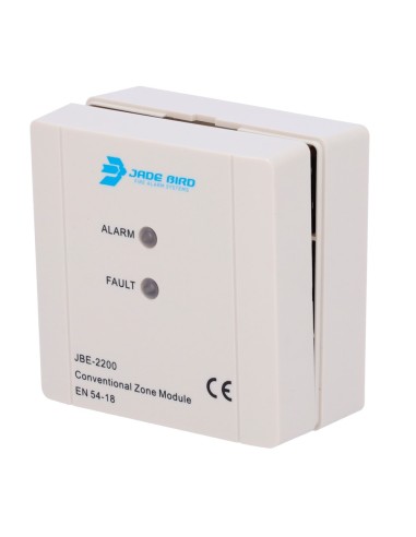 MÓDULO ANALÓGICO JADE BIRD - MÓDULO DE ZONA CONVENCIONAL - ALIMENTACIÓN POR LAZO O EXTERNA - CABLE CONDUCTOR HASTA 2.5MM2 - REOL