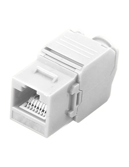 CONECTOR PARA CABLES UTP - CONECTOR SALIDA RJ45 - COMPATIBLE UTP CATEGORÍA 5E - FÁCIL INSTALACIÓN SIN NECESIDAD DE HERRAMIENTAS