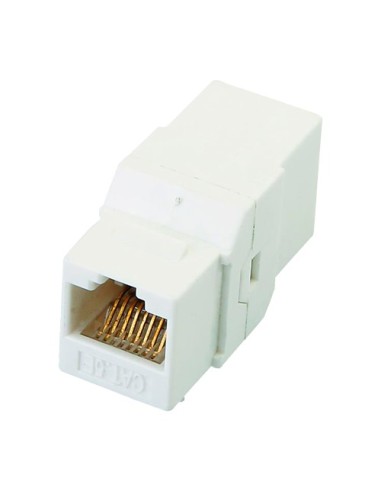 CONECTOR - EMPALME PARA CABLES UTP - CONECTOR ENTRADA RJ45 - CONECTOR SALIDA RJ45 - COMPATIBLE UTP CATEGORÍA 6 - BAJAS PÉRDIDAS