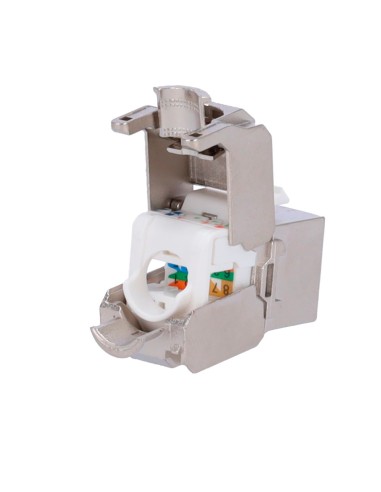 CONECTOR DE CABO FTP - CONECTOR SAÍDA RJ45 - COMPATÍVEL COM FTP CATEGORIA 6A. - FÁCIL INSTALAÇÃO SEM FERRAMENTAS