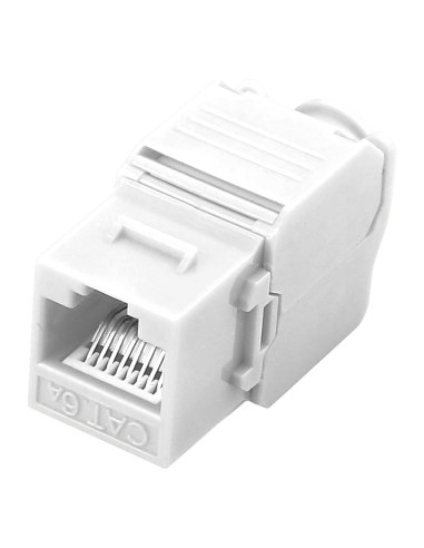 CONECTOR PARA CABLES UTP - CONECTOR SALIDA RJ45 - COMPATIBLE UTP CATEGORÍA 6A - FÁCIL INSTALACIÓN SIN NECESIDAD DE HERRAMIENTAS