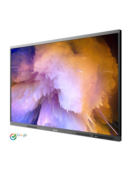 ÉCRAN INTERACTIF HISENSE 65" 4K - RÉSOLUTION 3840X2160 - CERTIFICATION GOOGLE - TRANSMISSION SANS FIL - ANDROID 13.0 - HAUTS-PA