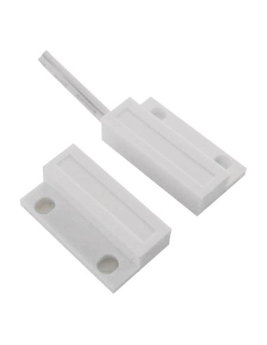 CONTACTO MAGNÉTICO - APTO PARA INSTALAR EN MADERA - TECNOLOGÍA REED - SISTEMA DE CONEXIÓN POR 2 HILOS - RESISTENCIA A CHOQUES ME