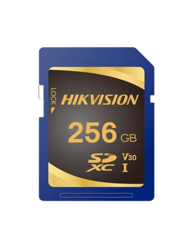 TARJETA DE MEMORIA HIKVISION - CAPACIDAD 256 GB - CLASE 10| VELOCIDAD ESCRITURA 85 MB/S - HASTA 3000 CICLOS DE ESCRITURA - VELOC