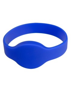 PULSERA DE PROXIMIDAD - ID POR RADIOFRECUENCIA - MF PASIVO | COLOR AZUL - ALTA FRECUENCIA 13.56 MHZ - DIÁMETRO 65 MM - MÁXIMA SE