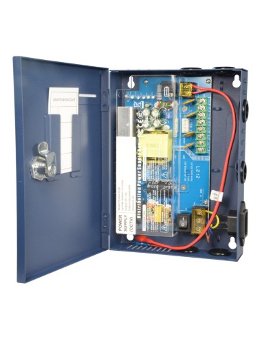 CAJA DE DISTRIBUCIÓN DE ALIMENTACIÓN SLIM - 1 ENTRADA AC 220 V 5OHZ - 4 SALIDAS POR PAR DE COBRE - PROTECCIÓN POR FUSIBLE REARMA