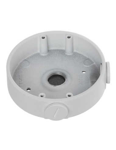 JUNCTION BOX - FOR DOME CAMERAS - VALID FOR EXTERIOR USE - WALL OR CEILING INSTALLATION - CABLE PASS - COLOR WHITE 28.5 (H) X 1