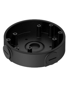 JUNCTION BOX - FOR DOME CAMERAS - VALID FOR EXTERIOR USE - WALL OR CEILING INSTALLATION - CABLE PASS - COLOR BLACK 28.5 (H) X 1