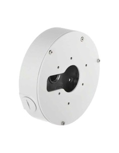 JUNCTION BOX - FOR MOTORIZED DOME CAMERAS - SUITABLE FOR INDOOR USE - ALUMINIUM ALLOY AND SECC - CABLE PASS - COLOR WHITE 41.5 