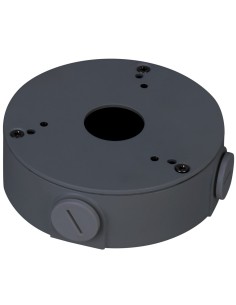 ANSCHLUSSBOX - FÜR DOME-KAMERAS - DECKEN- ODER WANDINSTALLATION - KABELSTIFT - FARBE SCHWARZ - 36 (AL) X 111.6 (?) MM