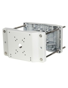 POLE MOUNT BRACKET - FOR MOTORISED DOME CAMERAS - DIAMETER RANGE 150~300 MM - VALID FOR EXTERIOR USE - WHITE COLOR 213 (H) X 35