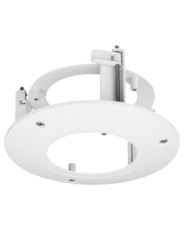 SOPORTE DE ENCASTRE - PARA CÁMARAS DOMO - APTO PARA USO EN EXTERIOR - COLOR BLANCO - CARGA MÁXIMA 1KG - SECC Y PC