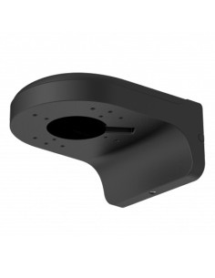 WALL BRACKET - FOR DOME CAMERAS - VALID FOR EXTERIOR USE - BLACK COLOR 76 (H) X 122 (W) X 160 (H) X [%VAR%] (D) MM - MAXIMUM LO