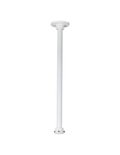 SOPORTE TECHO - ALTURA 767 MM X 128.8 (Ø) MM - APTO PARA USO EN EXTERIOR - COLOR BLANCO - COMPATIBLE CON XSECURITY - PASADOR DE