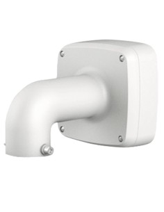 WALL BRACKET - FOR DOME CAMERAS - VALID FOR EXTERIOR USE - WHITE COLOUR - CABLE GLAND - 134 MM (H) X 134 (W) X 187,5 (D) MM
