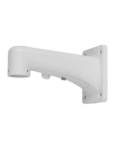 SOPORTE DE PARED - PARA CÁMARAS DOMO MOTORIZADAS - ALUMINIO - APTO PARA USO EN EXTERIOR - COLOR BLANCO