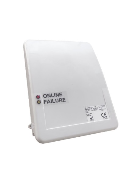 TRANSMISOR DE ALARMA CERTIFICADO EN54-21 - ETHERNET, GPRS/NBIOT/LTE-CAT-M1 + LORA - COMUNICACIÓN CON CRA/CRI - 3 ENTRADAS (NO, N