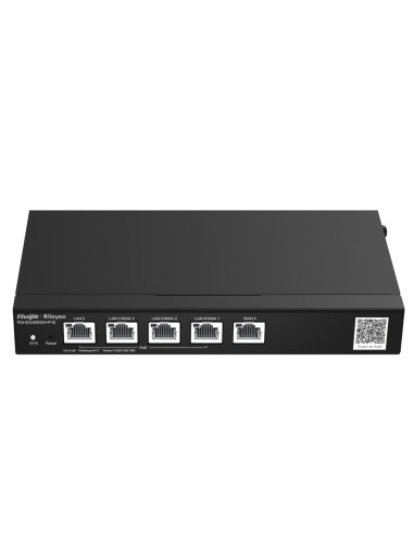 REYEE ROUTER POE CONTROLADOR CLOUD - 4 PUERTOS POE+ LAN + 1 PUERTO WAN - 5 PUERTOS RJ45 10/100 /1000 MBPS - ADMITE HASTA 4 WAN P