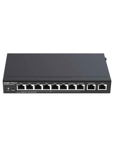 REYEE ROUTER POE CONTROLADOR CLOUD - 9 PUERTOS GE LAN + 1 PUERTO GE WAN - 8 PUERTOS POE+ 802.3AF/AT / HASTA 110W EN TOTAL - ADMI