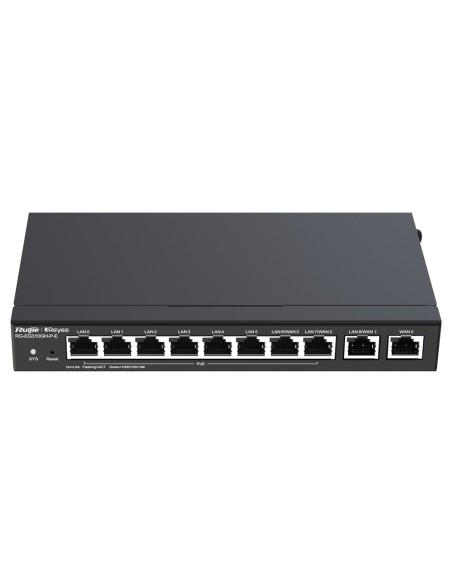 REYEE ROUTER POE CONTROLADOR CLOUD - 9 PUERTOS GE LAN + 1 PUERTO GE WAN - 8 PUERTOS POE+ 802.3AF/AT / HASTA 110W EN TOTAL - ADMI