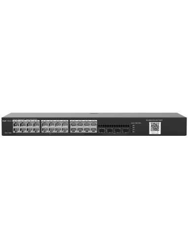 REYEE SWITCH CLOUD CAPA 2 - 24 PUERTOS RJ45 GIGABIT - 4 SFP GIGABIT - STATIC LAG/DHCP SNOOP/IGMP SNOOP/PORT MIRROR - VLAN/PORT I