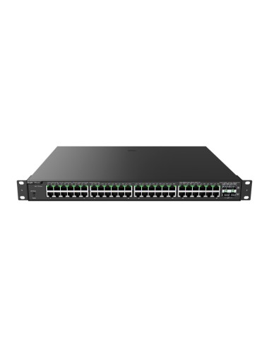 REYEE SWITCH POE CLOUD CAPA 2 - 48 PUERTOS POE GIGABIT + 4 SFP GIGABIT - 30W POR PUERTO 802.3AF/AT  / MÁXIMO 370W - STATIC LAG/D