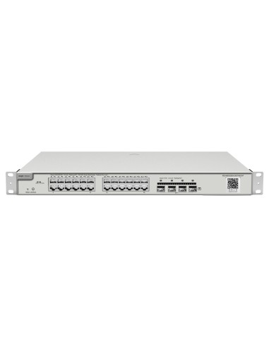 REYEE SWITCH POE CLOUD CAPA 2 - 24 PUERTOS POE GIGABIT+ 4 10GBPS SFP+ - 30 W POR PUERTO 802.3AF/AT  / MÁXIMO 370W - STATIC LAG/D