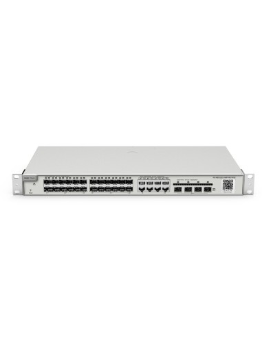 REYEE SWITCH CLOUD GESTIONABLE L2 - 24 PUERTOS SFP + 8 COMBO RJ45/SFP + 4 SFP+ - (24 + 8) 10/100/1000 MBPS + 4 SFP+ 10 GBPS - VL