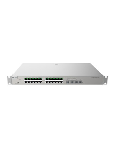 REYEE SWITCH POE CLOUD CAPA 3 - 24 PUERTOS POE RJ45 GIGABIT + 4 SFP GIGABIT - 30W POR PUERTO 802.3AF/AT  / MÁXIMO 370W - STATIC