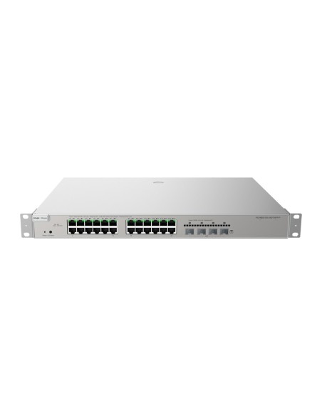 REYEE SWITCH POE CLOUD CAPA 3 - 24 PUERTOS POE RJ45 GIGABIT + 4 SFP GIGABIT - 30W POR PUERTO 802.3AF/AT  / MÁXIMO 370W - STATIC