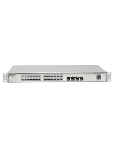 REYEE SWITCH CLOUD CAPA 3 - 24 PUERTOS RJ45 GIGABIT - 4 PUERTOS SFP+ 10 GBPS - STATIC LAG/DHCP SNOOP/IGMP SNOOP/PORT MIRROR - VL