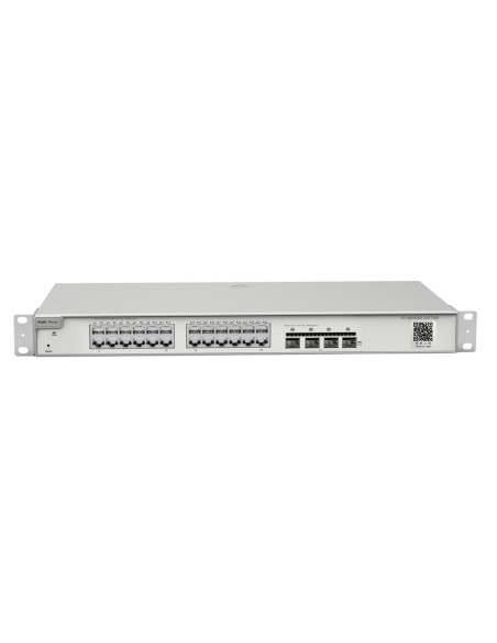 REYEE SWITCH CLOUD CAPA 3 - 24 PUERTOS RJ45 GIGABIT - 4 PUERTOS SFP+ 10 GBPS - STATIC LAG/DHCP SNOOP/IGMP SNOOP/PORT MIRROR - VL
