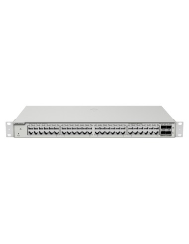 REYEE SWITCH CLOUD CAPA 3 - 48 PUERTOS RJ45 GIGABIT - 4 PUERTOS SFP+ 10 GBPS - STATIC LAG/DHCP SNOOP/IGMP SNOOP/PORT MIRROR - VL