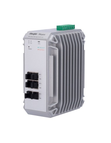 REYEE SWITCH INDUSTRIAL POE CLOUD CAPA 2 - 4 PUERTOS POE+ GIGABIT + 2 PUERTOS SFP GIGABIT - 30W POR PUERTO 802.3AF/AT / MÁXIMO 1