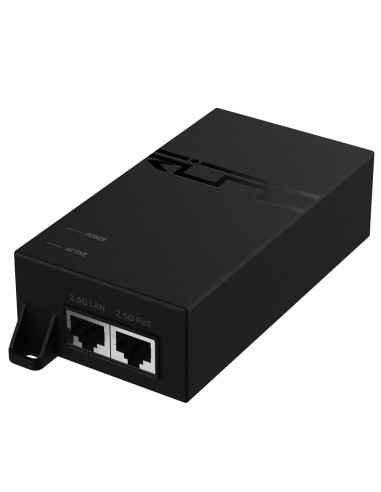 RUIJIE - INYECTOR HI-POE IEEE802.3BT - PUERTOS RJ45 MULTIGIGABIT 10/100/1000/2500 MBPS - POTENCIA 60 W - DISTANCIA MÁXIMA 100 M