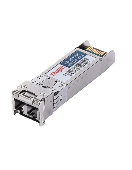 RUIJIE MÓDULO TRANSCEPTOR SFP+ - LONGITUD DE ONDA 850 NM - FIBRA MULTIMODO - CONECTOR LC DÚPLEX - MÁXIMA DISTANCIA 300 M - 10GBP