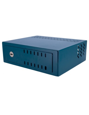 CAJA FUERTE PARA DVR - ESPECÍFICO PARA CCTV - PARA DVR DE 1U RACK - CERRADURA MECÁNICA - CON VENTILACIÓN Y PASACABLES - CALIDAD