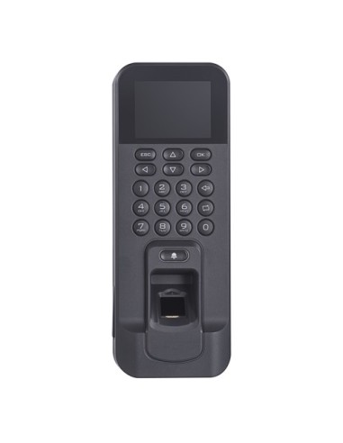 CONTROL DE ACCESO Y PRESENCIA - HUELLAS Y TECLADO - 3.000 GRABACIONES / 100.000 REGISTROS - TCP/IP, MINIUSB, RS485, WIEGAND Y RE