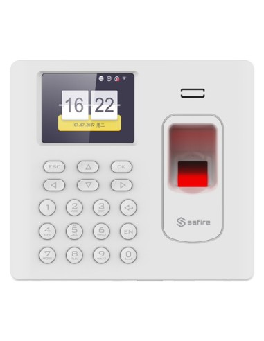 CONTROL DE PRESENCIA - HUELLA, TARJETA EM Y PIN - 3.000 USUARIOS | 100.000 REGISTROS - TCP/IP, WIFI, USB Y MODOS DE PRESENCIA -