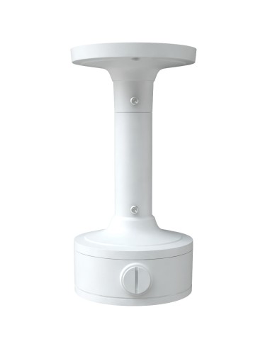 SOPORTE TECHO SAFIRE SMART - ALTURA 237.9 MM - DIÁMETRO DE LA BASE PARA CÁMARAS 117.9 MM - APTO PARA USO EN EXTERIOR - COLOR BLA