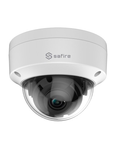 CÁMARA DOMO SAFIRE GAMA PRO - 5 MPX HIGH PERFORMANCE CMOS - LENTE 2.8 MM - SMART IR, ALCANCE 20 M - POWER OVER COAXIAL - IMPERME