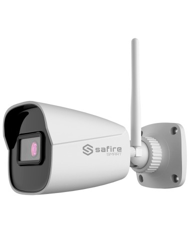 SAFIRE SMART - CÁMARA BULLET WIFI E1 INTELIGENCIA ARTIFICIAL - RESOLUCIÓN 4 MEGAPÍXEL (2566X1440) - LENTE 2.8 MM | AUDIO IN | IR