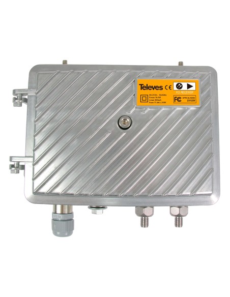 RECEPTOR OPTICO DE INTEMPERIE CATV, CON TECNOLOGIA OLC 1200...1600NM TELEVES 231220
