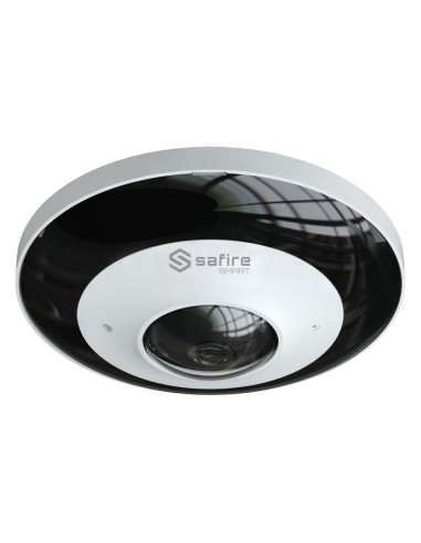 SAFIRE SMART - CÁMARA DOMO IP FISHEYE GAMA I1 - RESOLUCIÓN 6 MEGAPÍXEL (2160X2160) - LENTE 1.1 MM, GRAN ANGULAR 360º - AUDIO, AL