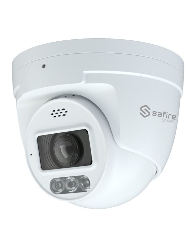 SAFIRE SMART - CÁMARA TURRET IP GAMA I1 CON DISUASIÓN ACTIVA - RESOLUCIÓN 4 MEGAPÍXEL (2566X1440) - LENTE 2.8 MM | MIC &AMP; SPE